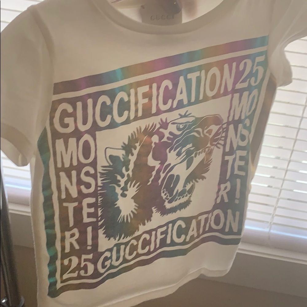 White Gucci Shirt Size 6